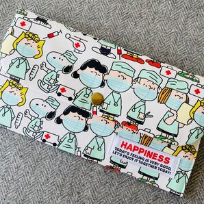 ハンドメイド マスクケース スヌーピー ドクター d