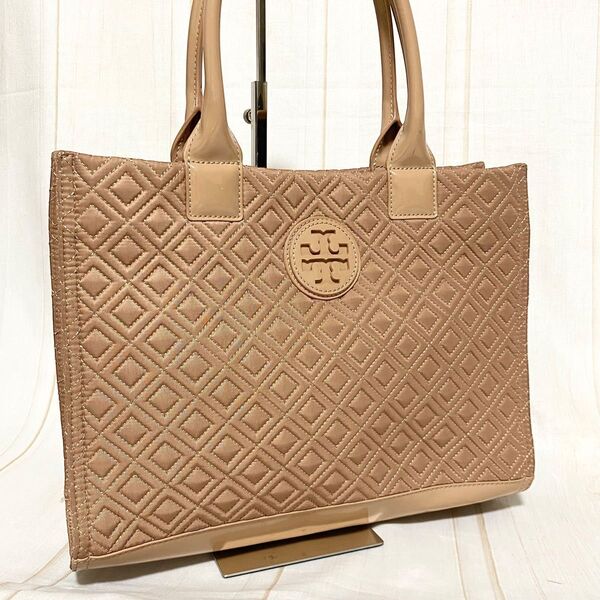 ToryBurch トリーバーチ フレミング キルティング トートバッグ サーモンピンク
