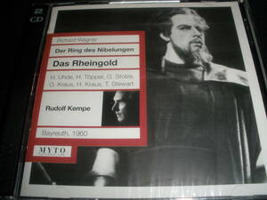 ケンペ ワーグナー ラインの黄金 ウーデ テッパー クラウス ビョーナー ステュアート バイロイト 1960 指環 Wanger Rheingold Kempe Ring