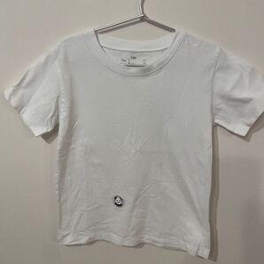 無印良品 Tシャツ 白 120cm パンダ