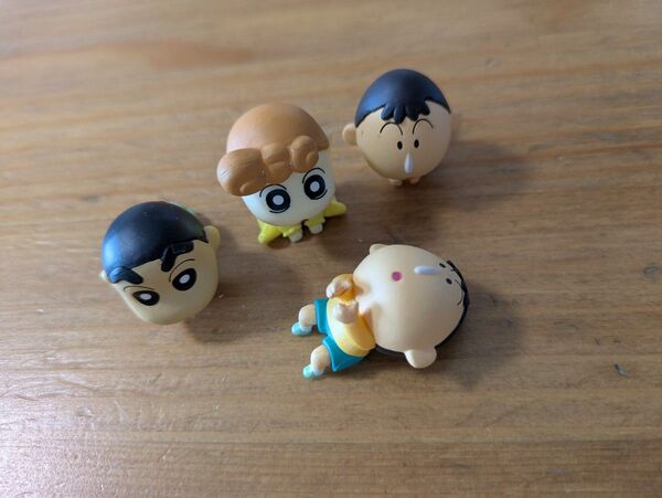 クレヨンしんちゃん ガチャ カプセルトイ ひまわり ぼーちゃん オンザケーブル フィギュア 4個セット パジャマ
