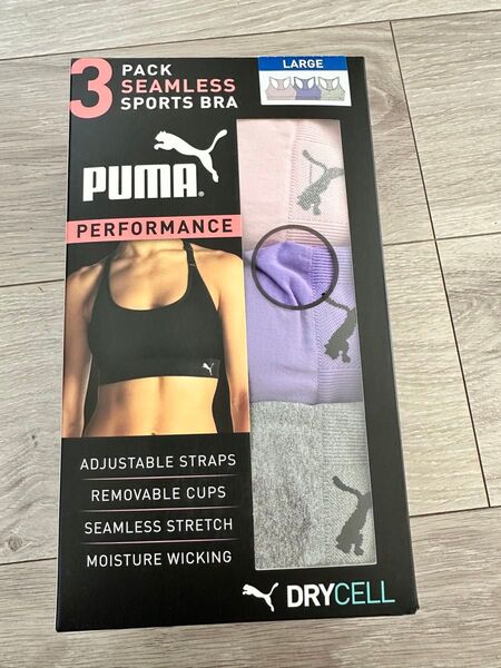 プーマ PUMA スポーツブラ Lサイズ 3枚セット