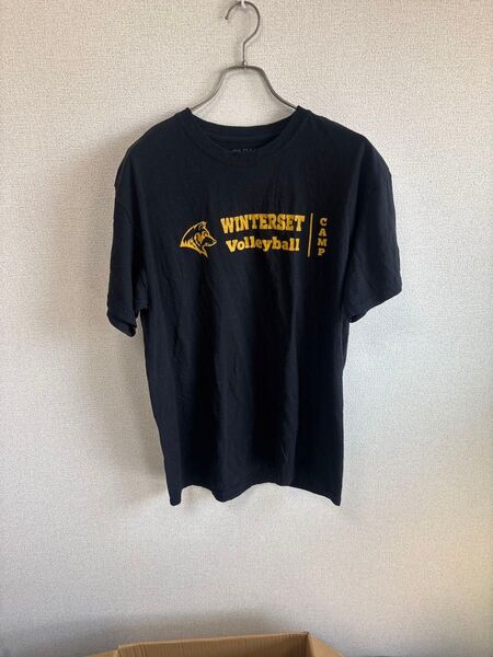 Winterset Volleyball Camp Tシャツ GILDAN 黒 ブラック 古着 Lサイズ