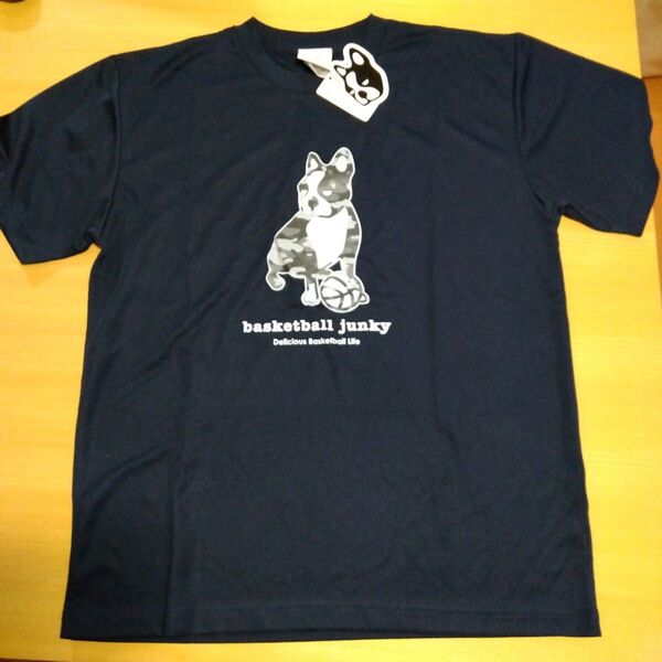 バスケットボール ジャンキー ドライ Tシャツ Lサイズ 新品!定価3850円 クラウディオパンディアーニ