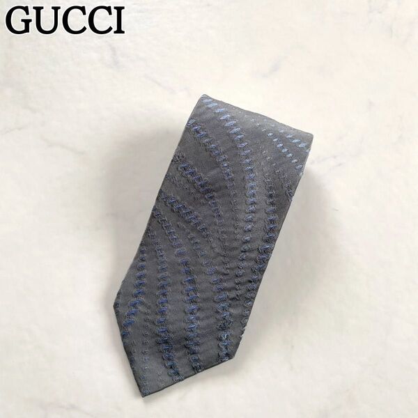 希少★GUCCI グッチ ネクタイ 総柄 シルク100% ⑨ 価格の相談大歓迎です♪