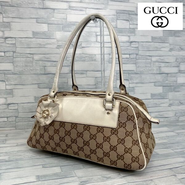 美品 GUCCI グッチ ハンドバッグ GG柄