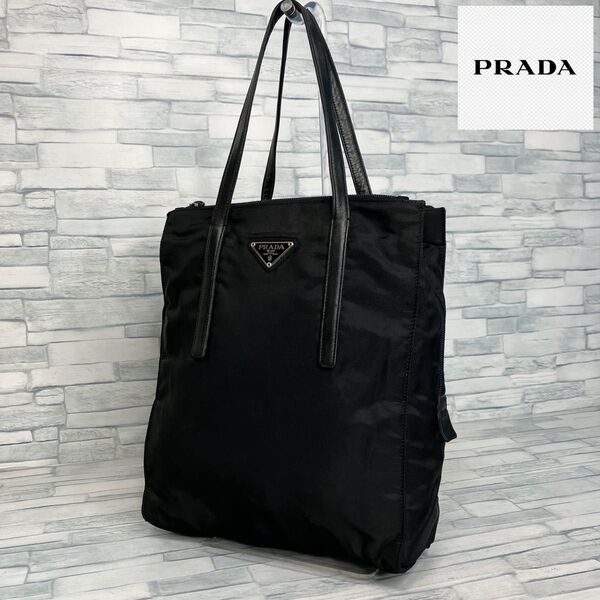 極美品 120 PRADA プラダ ハンドバッグ トートバッグ ナイロン