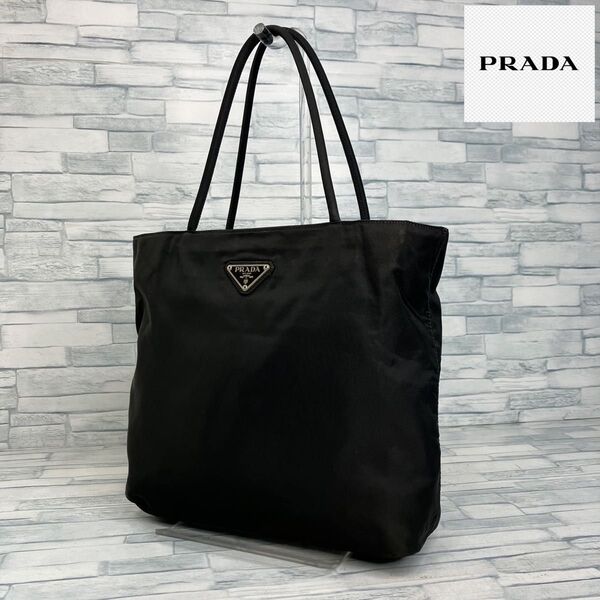 極美品 140 PRADA プラダ ハンドバッグ トートバッグ ブラック