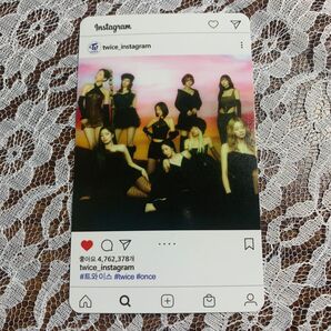 TWICE Instagram風トレカ