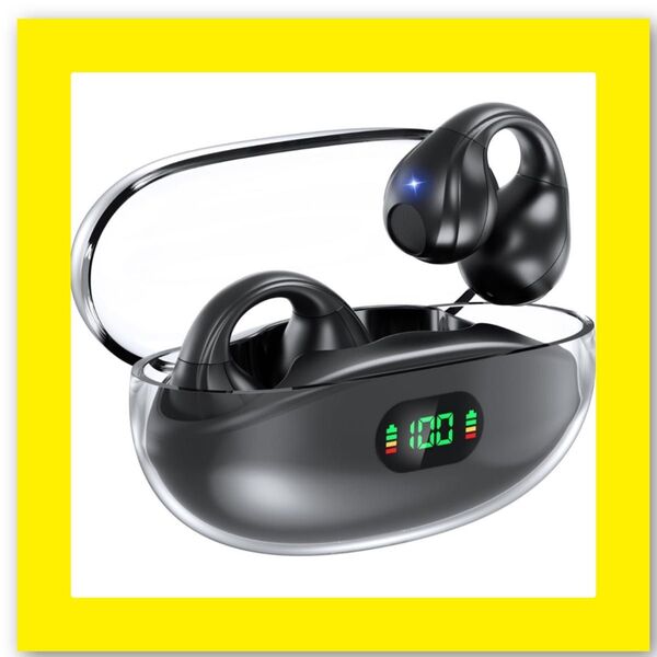 Bluetoothイヤホン ワイヤレスイヤホン 耳挟み型イヤホン IPX7防水