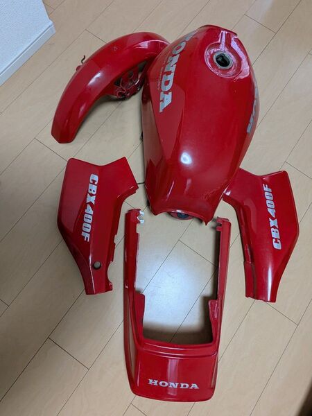 CBX400F 外装セット ガソリンタンク サイドカバー タンク フロントフェンダー