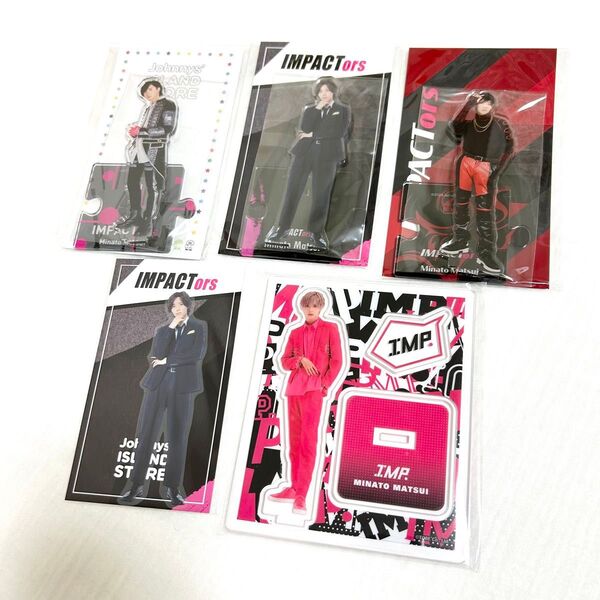 【新品未開封】IMPACTors IMP. 松井奏 アクリルスタンド アクスタ ステッカー 5点セット TOBE グッズ
