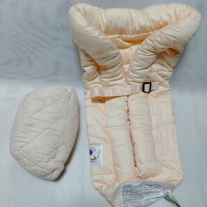 エルゴベビー インファントインサート 新生児 淡いサーモンピンク 淡いオレンジ系