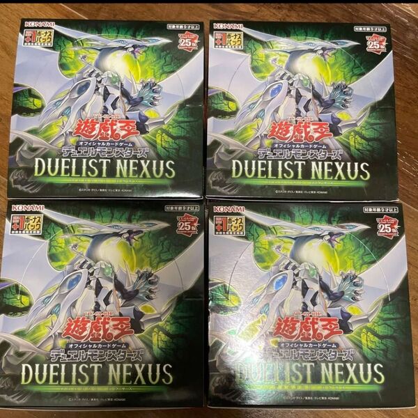 デュエリストネクサス 4box シュリンクなし 遊戯王
