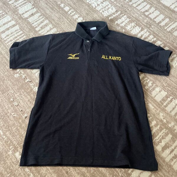 Mizuno ALL KANTO ポロシャツ ブラック