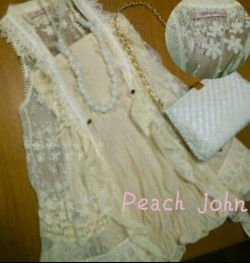 peach John☆レースジレ