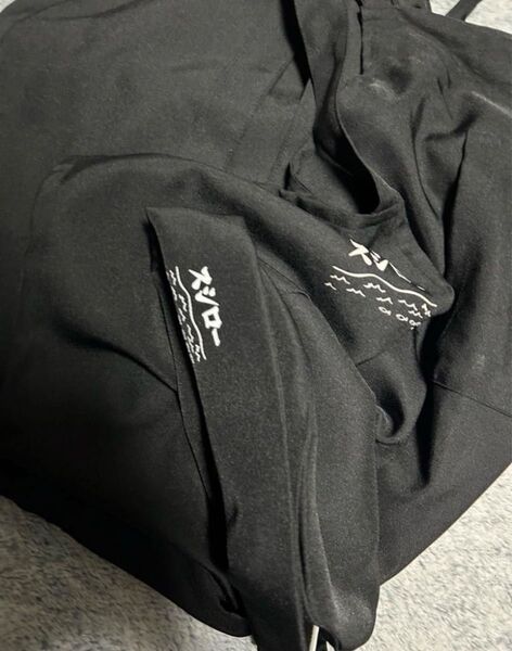 スシロー エプロン Lサイズ 黒色