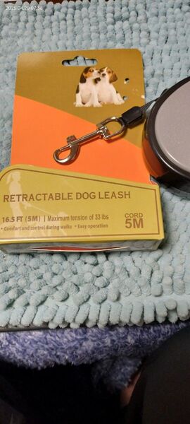 新品 伸縮リード 5m 小型犬用