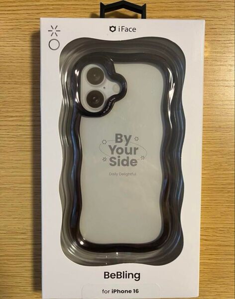 新品未開封 iFace iPhone16用スマホケース BeBling ブラック