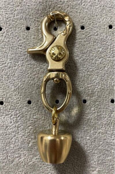 真鍮 アップル リンゴ キーホルダー 小物入れ