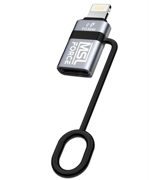 MSL FORCE USB-C to lightning 変換アダプタ データ転送(PC間のみ) PD充電 急速充電 36W