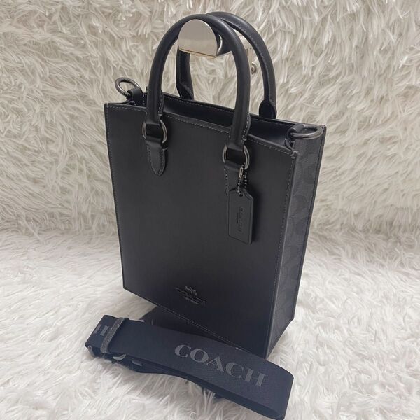 【美品】コーチ ディラン トート・カラーブロック シグネチャー キャンバス