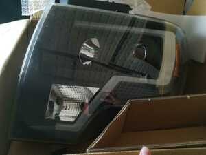 09 10 11 12 13 14 Ford F150 Black LED Strip Plank Style Projector Headlights　フォード　ヘッドライト　左側のみ