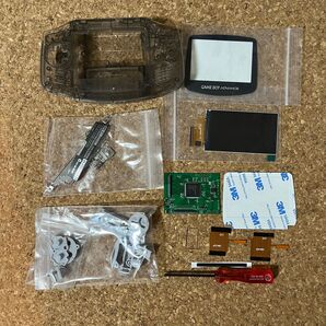 ゲームボーイアドバンス IPS液晶カスタムキット + 換装用シェル