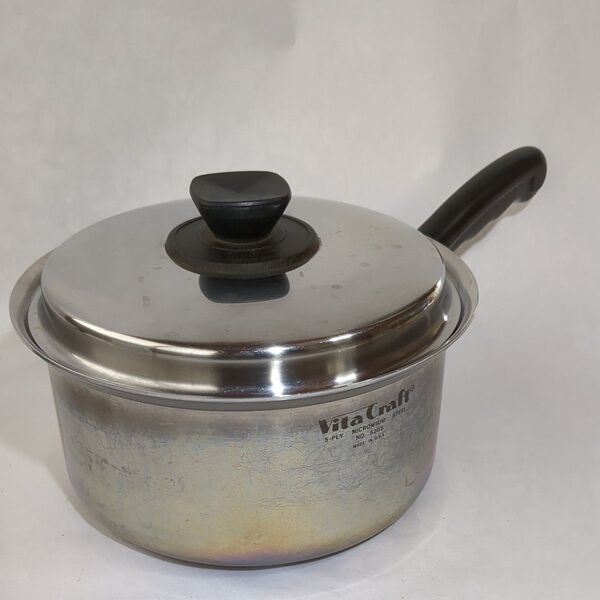 ビタクラフト5層 片手ナベNo.5203 片手鍋3.0リットル USED良品