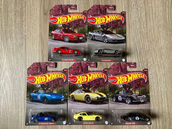 HOTWHEELS ホットウィール プレリュード NSX MX-5 2000GT フェアレディ 5点セット Hot Wheels