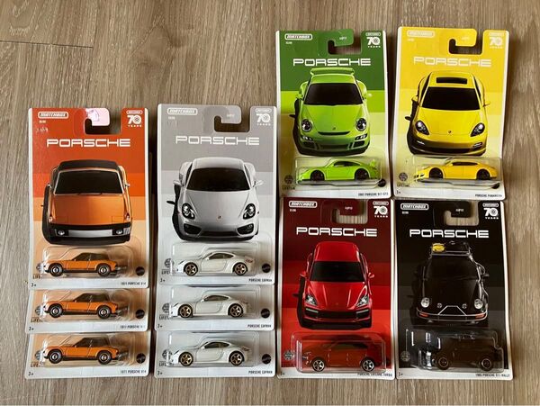 マッチボックス ポルシェ matchbox PORSCHE 70years 6種 10個セット