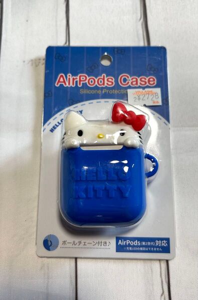 ハローキティ AirPodsケース ブルー キティちゃん エアーポッド case
