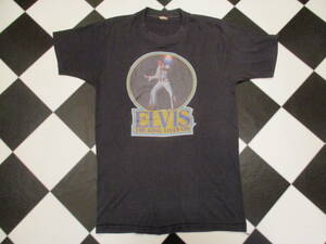 70's ELVIS エルビスプレスリー ビンテージ Tシャツ ロカビリー KING ロック バンド