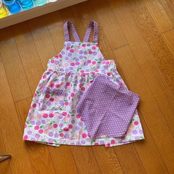 ニットプランナー KP DECO エプロン 三角巾 セット 女の子