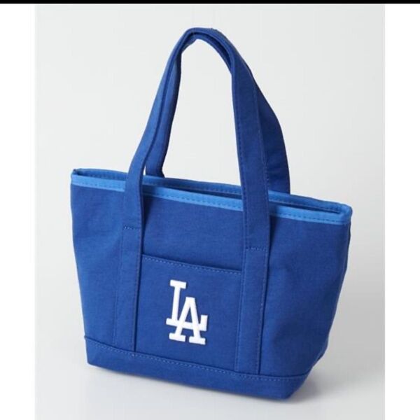 【未開封新品】ドジャース ミニトートバッグ ランチバッグ お弁当袋 MLB公認 大谷翔平 山本由伸 佐々木朗希 男女兼用