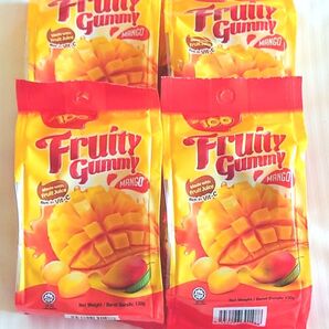 LOT100マンゴーグミ130g×4個 マレーシアで大人気 日本未上陸