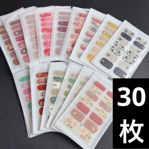 6 ジェルネイルシール 30枚まとめ売り ジェルネイル ネイルシール