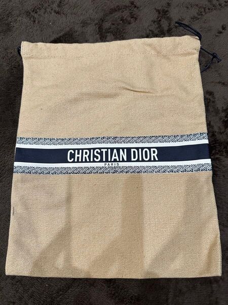 Dior ディオール ノベルティ 巾着 DIOR ホリデー限定 メゾンディオール ノベルティ巾着ポーチ