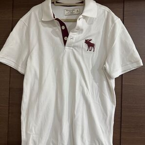 Abercrombie & Fitch アバクロ ポロシャツ ホワイト