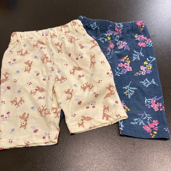 ベビー服 ハーフパンツ 2枚セット 90サイズ 女の子