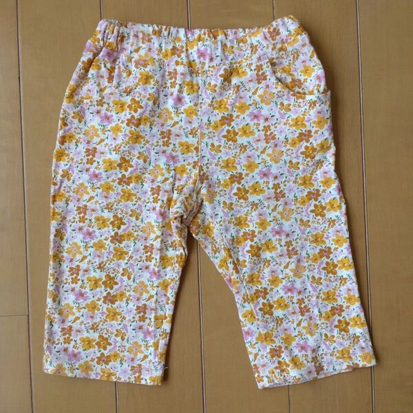 ムージョンジョン 花柄ハーフパンツ 120