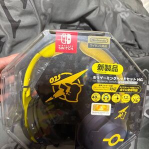 未使用 ホリ COOL ポケモン ピカチュウ ゲーミングヘッドセットHG for Nintendo Switch