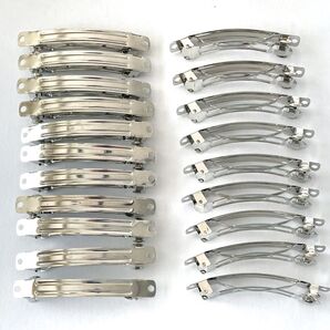 バレッタ金具 8cm 20個セット