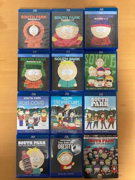 SOUTH PARK サウスパーク Blu-ray 12点セット 輸入盤