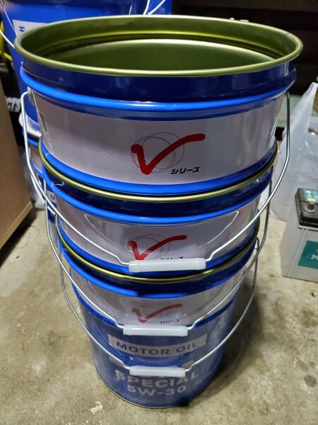 ペール缶20L 3個セット 蓋無し 簡易洗浄 入れ物や椅子等に