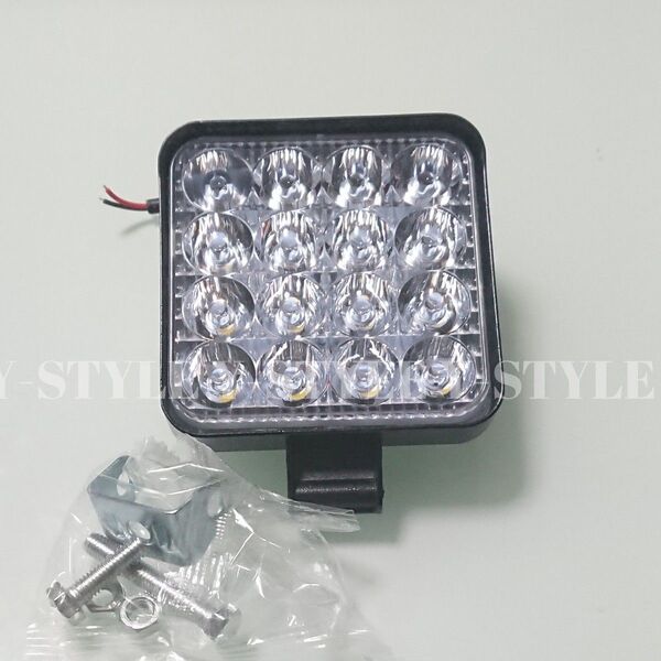 LED ワークライト 48W 作業灯 投光器 12V/24V 1個