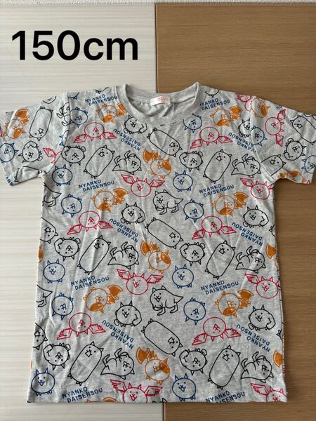 未使用 にゃんこ大戦争 Tシャツ 任天堂 男の子 半袖Tシャツ 150cm