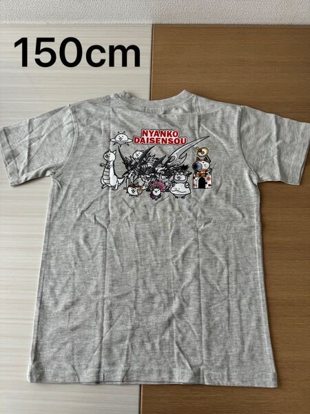 未使用 にゃんこ大戦争 Tシャツ 任天堂 男の子 半袖Tシャツ 150cm刺繍