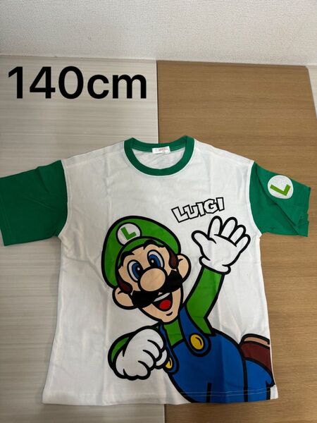 未使用任天堂スーパーマリオ ルイージ Tシャツ 男の子 半袖Tシャツ140cm