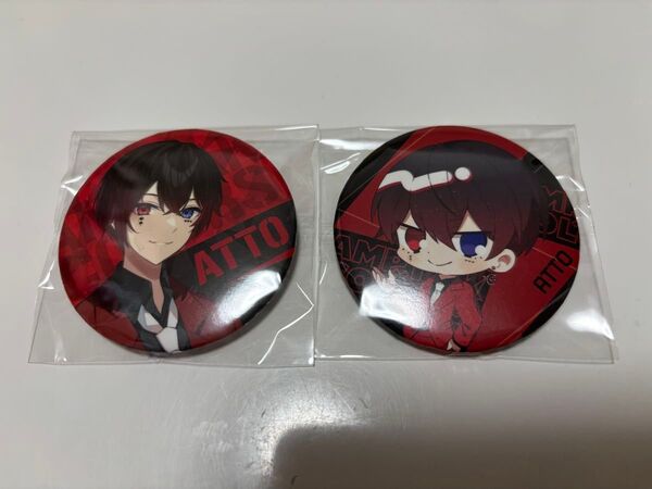 AMPTAK アンプタック あっと 缶バッジ 2nd